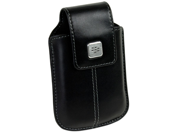 Funda BlackBerry de piel con clip giratorio 
