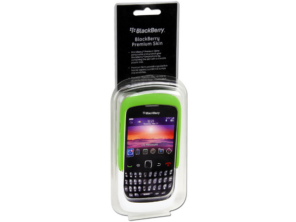 Funda de Silicon Premium BlackBerry color verde