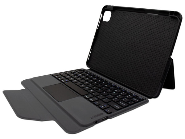Funda, Brobotix, Con Teclado Bluetooth Y Pantalla Táctil, Para iPad Pro 13 (M4), 2024, Color Negro.