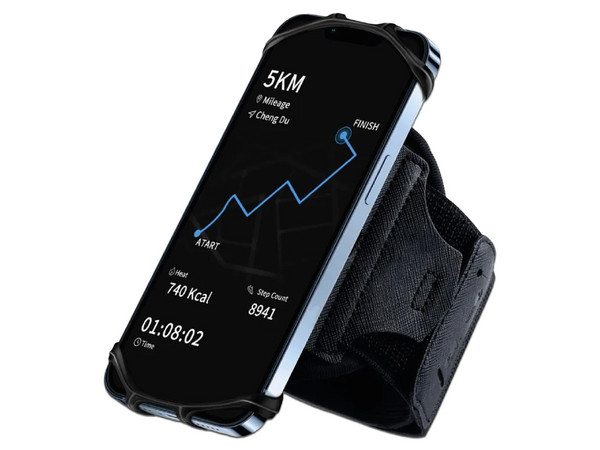 Brazalete Ajustable para Smartphone BRobotix 6008386, Compatible con Smartphones de hasta 7