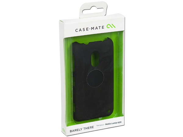 Cubierta Case-Mate Barely There para Nokia Lumia 620. Color Negro.
