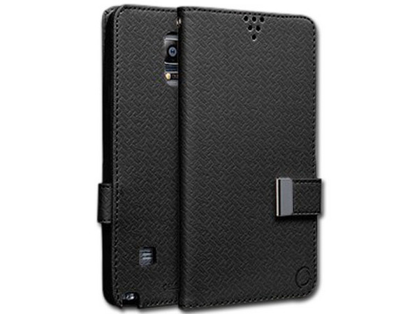 Funda tipo folio Cellairis Gazette para Samsung Galaxy Note 4, Color Negro.