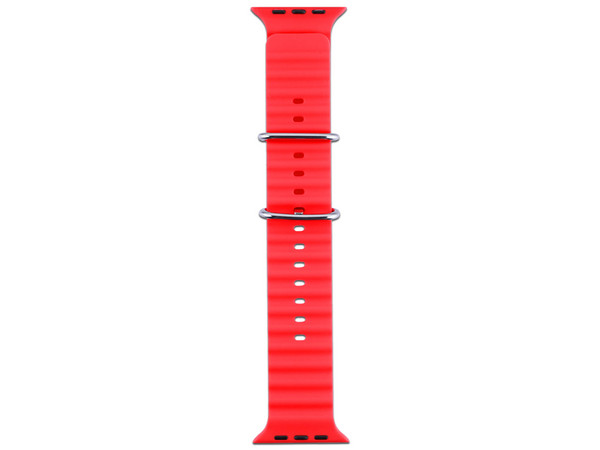 Correa Echelon ComfyFit de Silicon para Apple Watch, Compatible con la Serie 9, 10 y SE Gen 3, Color Rojo.