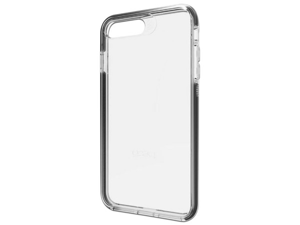 Funda Gear4 Piccadilly para iPhone 8 Plus. Color Transparente/Negro.
