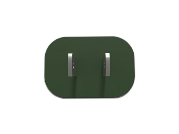 Cargador de pared HUNE Huron AT-ACC-WA-061BOS de 2 Puertos USB, 1A. Color Verde (No incluye cable)