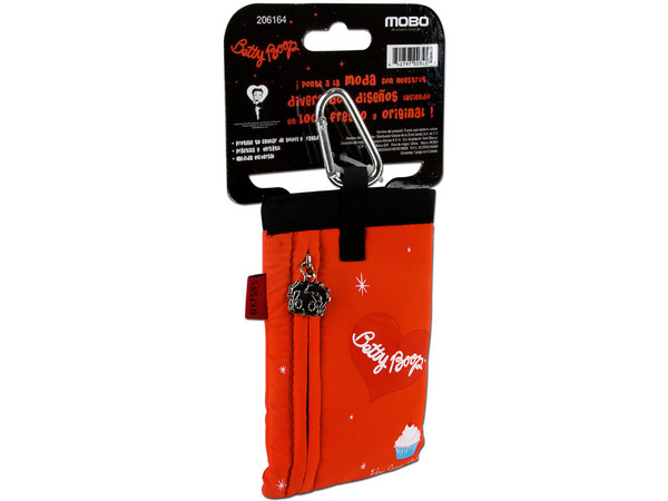 Funda Elástica MOBO Tipo Calcetín, incluye 2 correas, Betty Boop