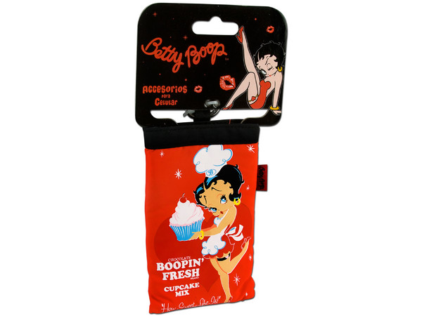 Funda Elástica MOBO Tipo Calcetín, incluye 2 correas, Betty Boop