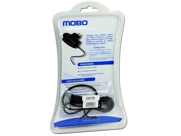 Cargador para teléfono celular MOBO, Motorola V8