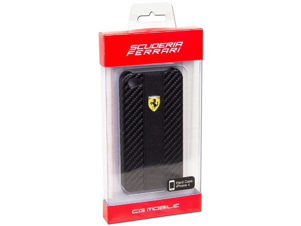 Hard Case Scuderia Ferrari para iPhone 4 color negra  