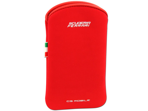 Funda Pouch Scuderia Ferrari para iPhone 3G y 4 color roja  