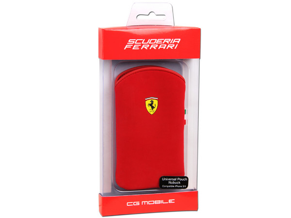 Funda Pouch Scuderia Ferrari para iPhone 3G y 4 color roja  