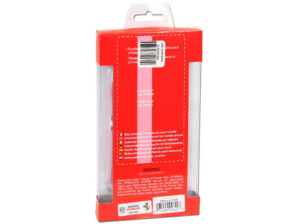 Funda Pouch Scuderia Ferrari para iPhone 3G y 4 color roja  