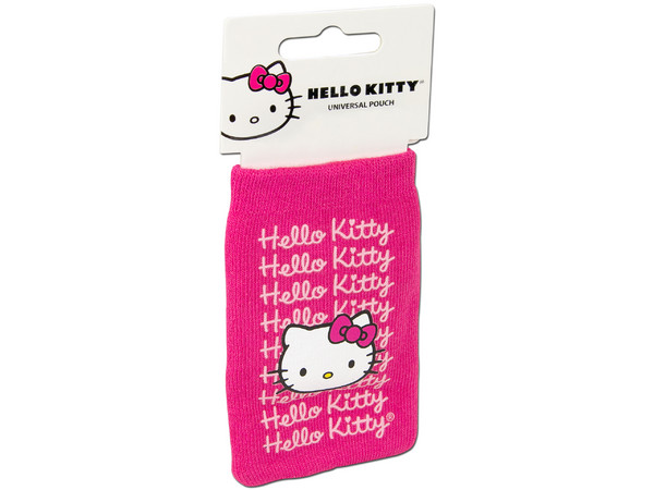Funda Tipo Calcetín Hello Kitty. Color Fucsia