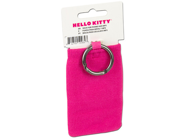 Funda Tipo Calcetín Hello Kitty. Color Fucsia