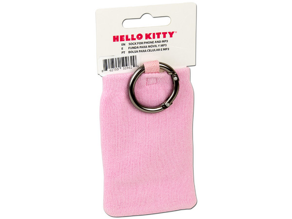Funda Tipo Calcetín Hello Kitty. Color Rosa