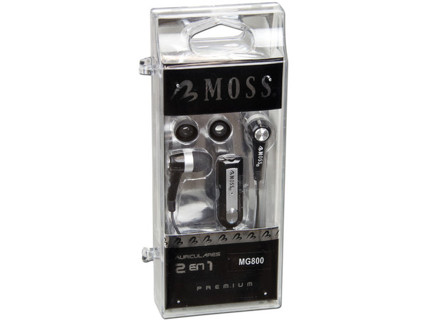 Manos Libres Alámbrico Moss Premium para LG MG800. Color Negro.