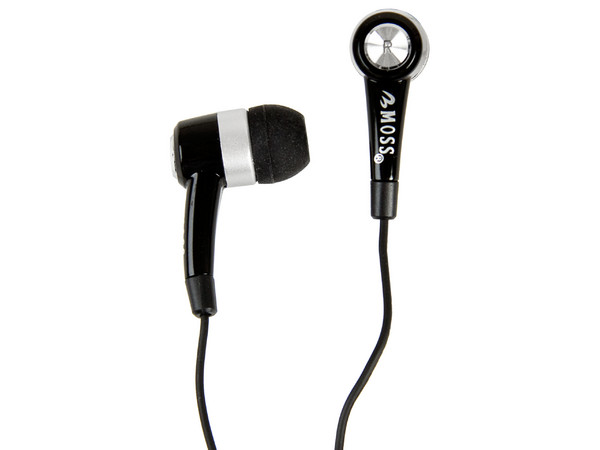 Manos Libres Alámbrico Moss Premium, Mini USB. Color Negro.