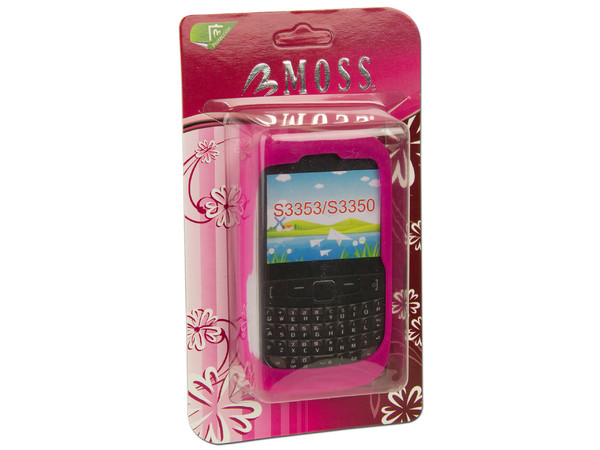 Funda de Silicón Moss para Samsung 3350. Color Rosa 