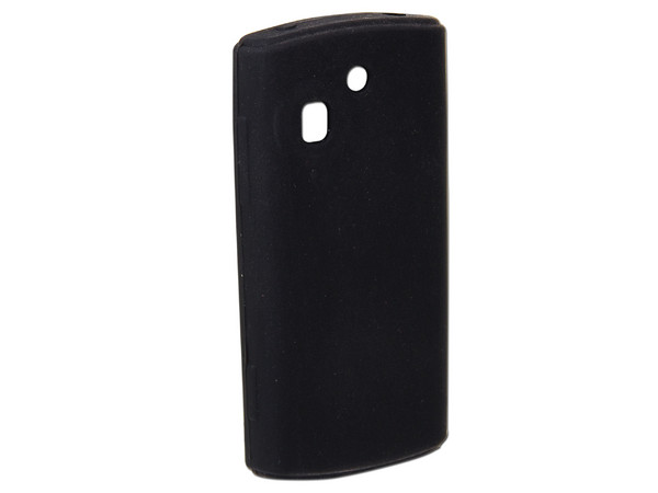 Funda de Silicón Moss para LG GM360. Color Negra