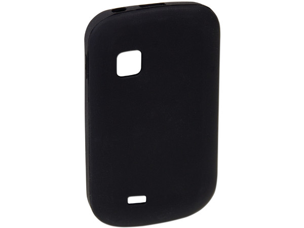 Funda de Silicón Moss para Samsung S5670 Galaxy Fit. Color Negra 