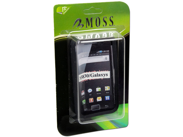 Funda de Silicón Moss para Samsung S5830L Galaxy Ace. Color Negra