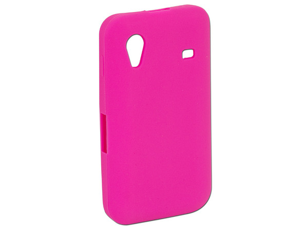 Funda de Silicón Moss para Samsung S5830L Galaxy Ace. Color Rosa 