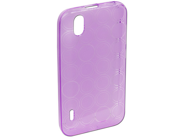 Funda de Silicón Moss para LG P970. Color Morado