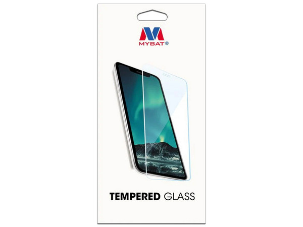 Mica Vidrio MYBAT para iPhone 14 PRO, paquete de 10 piezas, modelo MIP14PSC90TEN, protectora de pantalla transparente.