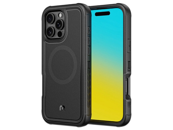 Funda MYBAT Maverick Rogue Mag para iPhone 16 PRO. Color Negro.