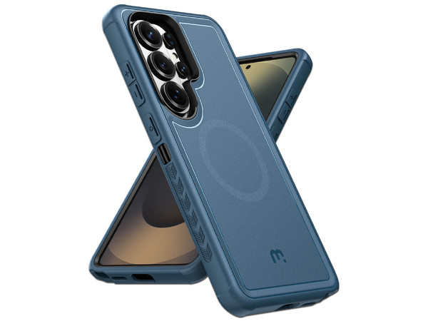 Funda MyBat Pro Maverick Rogue para Samsung S26 Ultra, Compatible con MagSafe, Color Azul.