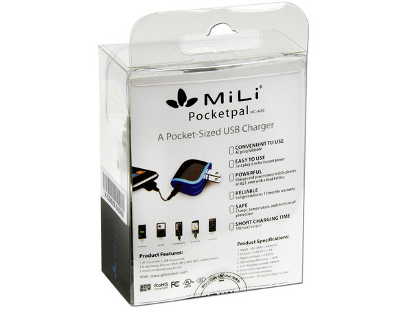 Mini cargador de bolsillo USB MiLi Pocketpal  