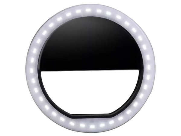 Anillo Selfie Portatil Luz LED Flash para IOS/Android.