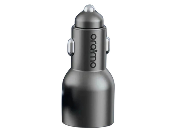Cargador para Auto Oraimo PowerDrive 769 Pro OCC-7691D de 69W, USB Tipo A, USB Tipo C. Color Negro.
