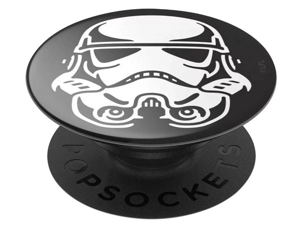 Soporte Universal POPSOCKETS con adhesivo. Diseño Star Wars Stormtrooper.