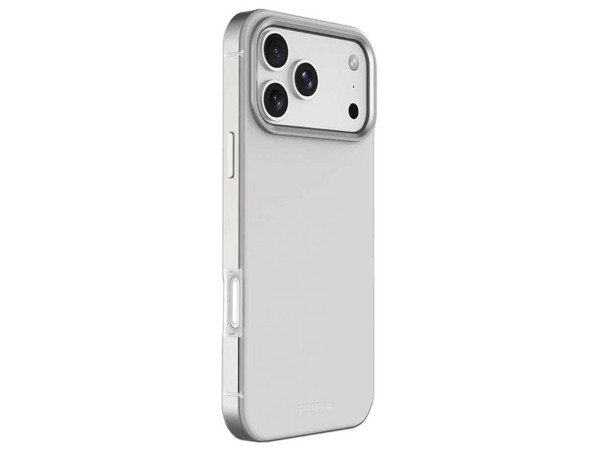 Funda Prodigee Edge Mag para iPhone 17 Pro Max. Color Gris.