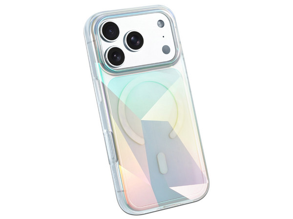 Funda Prodigee Geo Mag para iPhone 17 Pro Max. Color Transparente.