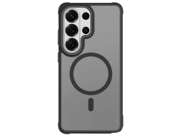 Funda Prodigee Formula Mag para Samsung S26 Ultra, Soporte, Compatible con Carga Inalámbrica, Color Negro Transparente.