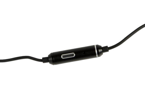 Manos Libres Alámbrico PureGear, 3.5mm incluye estuche. Color Negro.