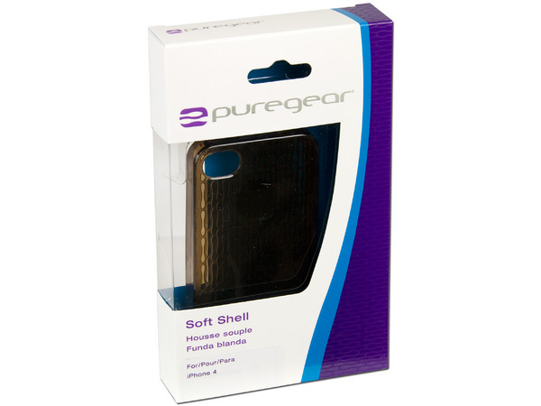 Soft Shell PureGear para Iphone 4. Color Café.