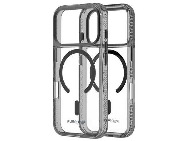 Funda PullGear Slimshell Plus Mag para iPhone 17 Pro, Compatible con MagSafe. Color Transparente Gris.