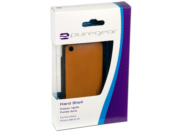 Hard Shell PureGear para Iphone 3GS y 3G. Color Café