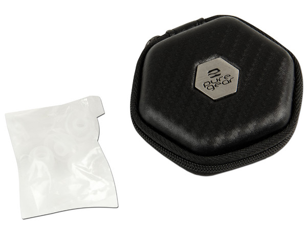 Manos Libres Alámbrico PureGear, 3.5mm incluye estuche. Color Blanco.