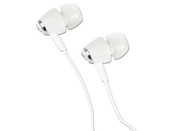 Manos Libres Alámbrico PureGear, 3.5mm incluye estuche. Color Blanco.
