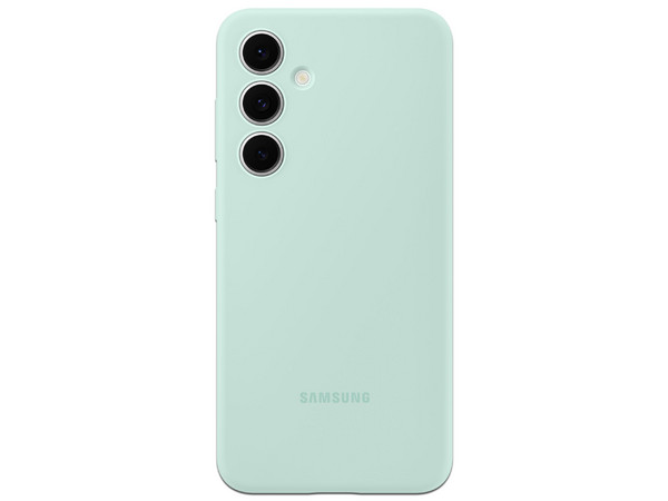 Funda Protectora Samsung para Galaxy S24 FE, De Silicona. Color Verde.