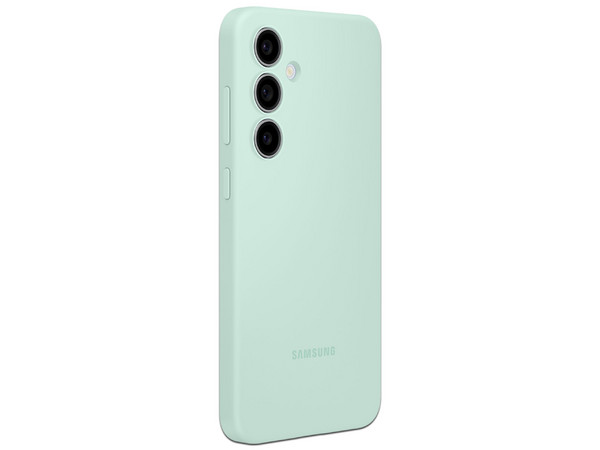 Funda Protectora Samsung para Galaxy S24 FE, De Silicona. Color Verde.