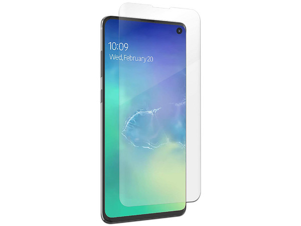 Mica con Grado de Protección Militar ZAGG InvisibleShield Ultra Clear Small para Samsung Galaxy S10.