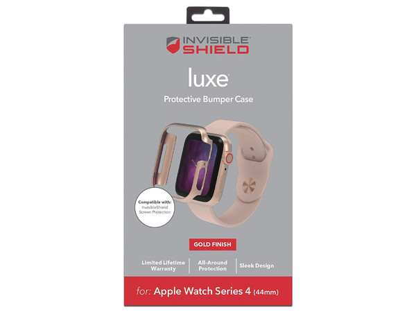 Protector de pantalla de policarbonato ZAGG, para Apple Watch Series 4, 44mm, Dorado