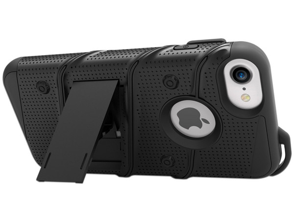Funda ZIZO Bolt para iPhone 7, 6s, 6 . Color Negro.