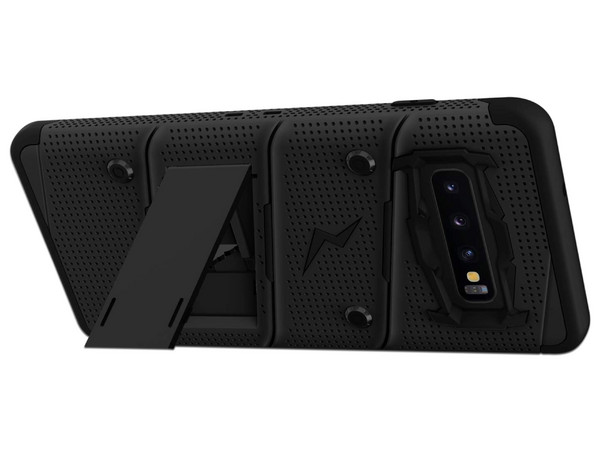 Funda Zizo Bolt para Samsung Galaxy S10+. Color Negro.