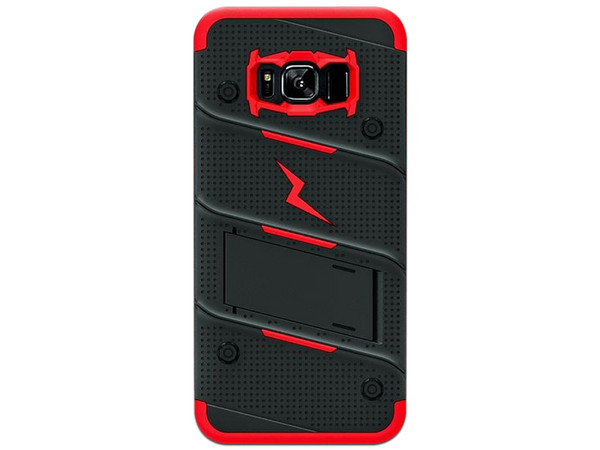 Funda ZIZO Bolt para SAMSUNG S8+. Color Negro/Rojo.